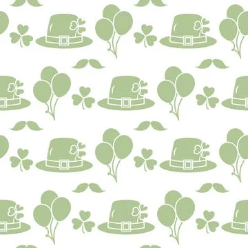 Vector Pattern St. Patrick's Day Ireland Irish Illustrazione stock