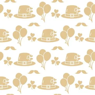 Vector Pattern St. Patrick's Day Ireland Irish Stockillustratie