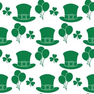 Vector Pattern St. Patrick's Day Ireland Irish Stockillustratie