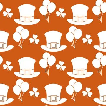 Vector Pattern St. Patrick's Day Ireland Irish Stock Illustration