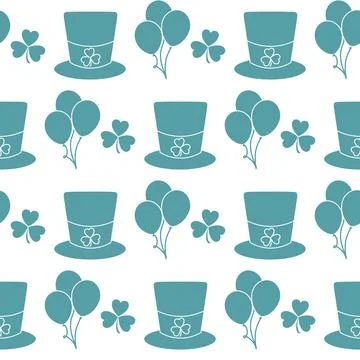 Vector Pattern St. Patrick's Day Ireland Irish Stock Illustration