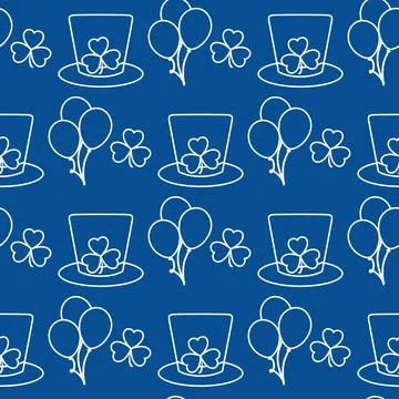 Vector Pattern St. Patrick's Day Ireland Irish イラスト素材
