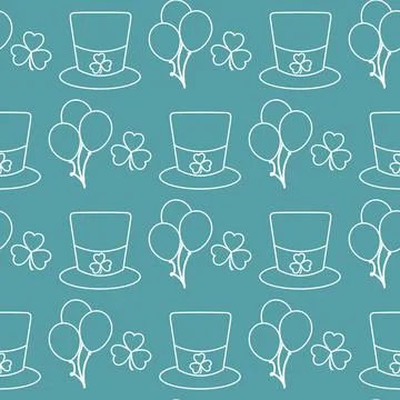 Vector Pattern St. Patrick's Day Ireland Irish Stock Illustration