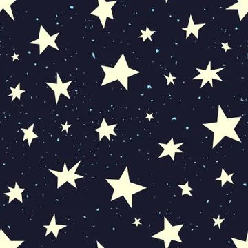 Vector pattern stars. Stock Illustration