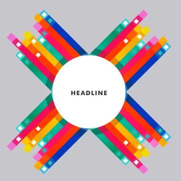 Vector pattern of triangles, squares and stripes Illustrazione stock