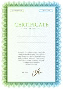 Vector pattern that is used in currency and diplomas 库存插图