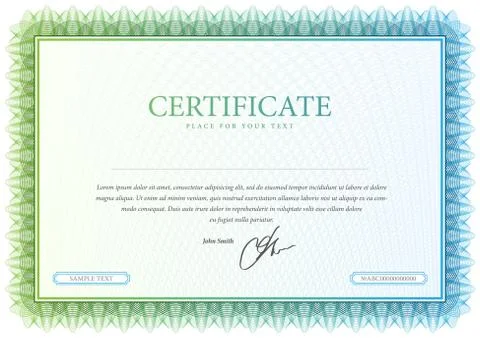 Vector pattern that is used in currency and diplomas 스톡 일러스트