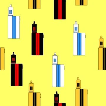 Vector pattern of vaporizers. Stock Illustration
