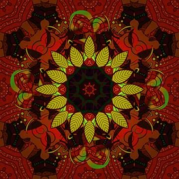 Vector pattern for wedding card illustration. Vintage decorative element on a bl Stock-Illustration