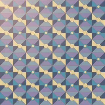 The vector pattern.Mosaic style Stock Illustration