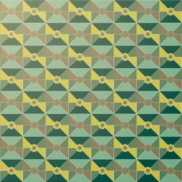 The vector pattern.Mosaic style Stock Illustration
