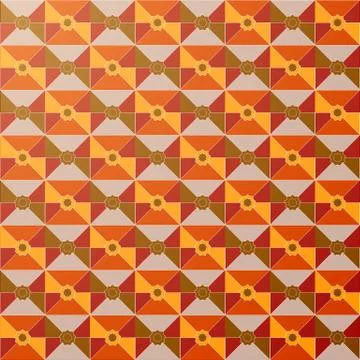 The vector pattern.Mosaic style Stock Illustration