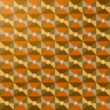 The vector pattern.Mosaic style Stock Illustration