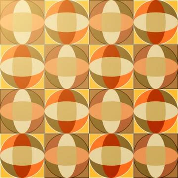 The vector pattern.Mosaic style Stock Illustration