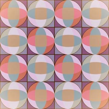 The vector pattern.Mosaic style Illustrazione stock