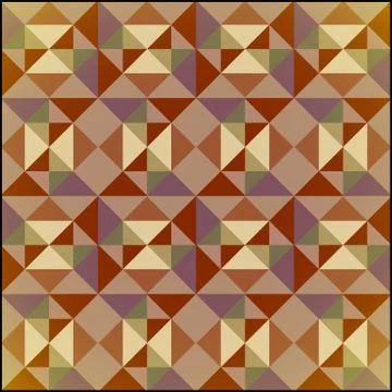 The vector pattern.Mosaic style Stock Illustration