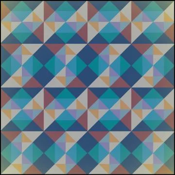 The vector pattern.Mosaic style Stock Illustration