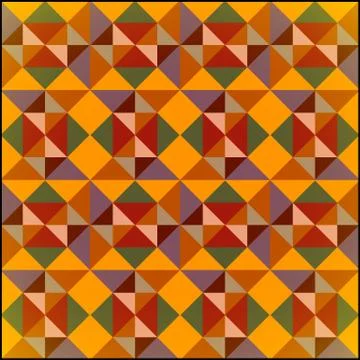 The vector pattern.Mosaic style Stock Illustration