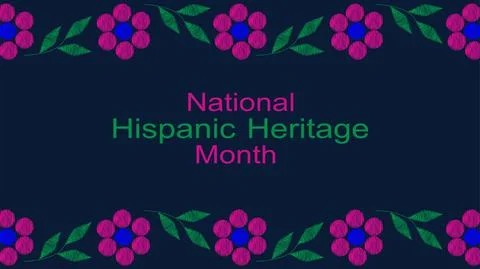 Vector. Patterns, hand-drawn Papel Picado pattern. Hispanic Heritage Month. Illustrazione stock