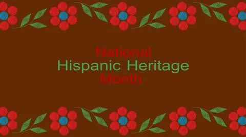 Vector. Patterns, hand-drawn Papel Picado pattern. Hispanic Heritage Month. Illustrazione stock