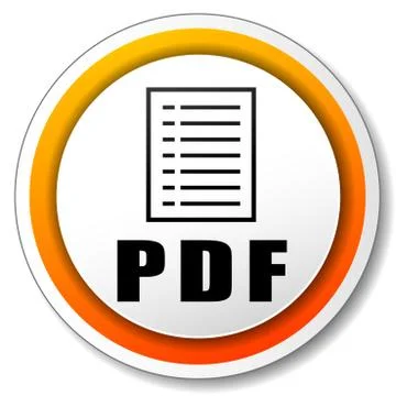 Vector pdf download icon Stock Illustration