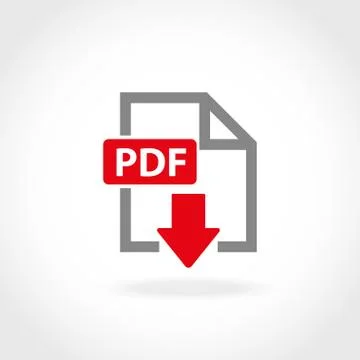 Vector PDF icon set Stock Illustration