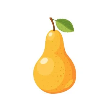 Vector pear isolated Stock Illustration