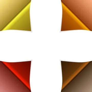 Vector peeling corners set Stock Illustration