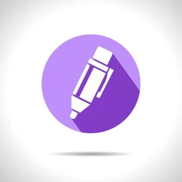 Vector pen icon. Eps10 Stock Illustration