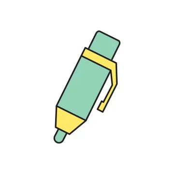 Vector pen icon. Eps10 Stock Illustration