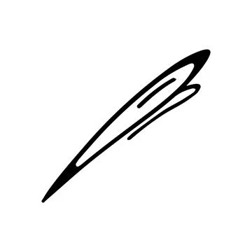 Vector pen isolated on white background. Funny coloring and cute illustration Stock Illustration