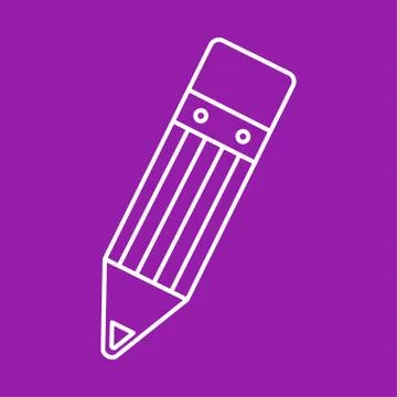 Vector pencil icon. Eps10 Stock Illustration