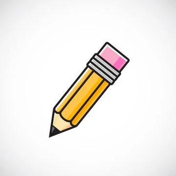 Vector pencil symbol icon Stock Illustration