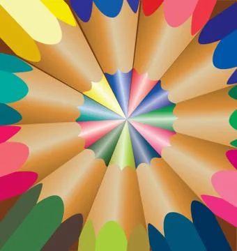 Vector pencils Stock Illustration