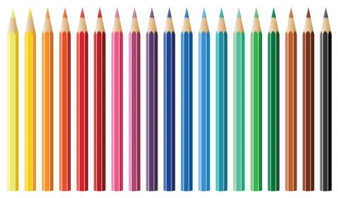 Vector  pencils Stock Illustration