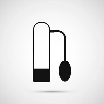 Vector penis enlarger isolated on white background Stock Illustration