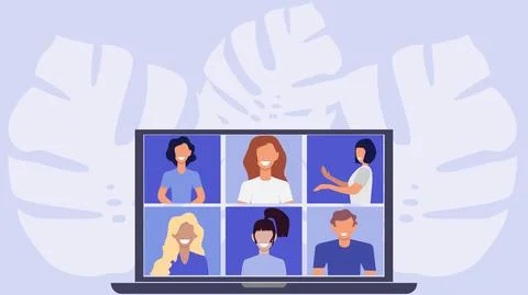 Vector. People connect together, Illustrazione stock