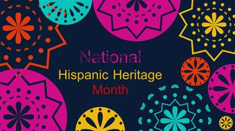 Vector. Perforated bright patterns Papel Picado. Hispanic Heritage month. Illustrazione stock