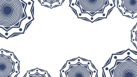 Vector.  Perforated bright patterns Papel Picado pattern in pastel colors. Stock Illustration