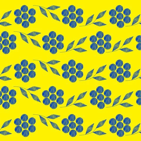 Vector. Perforated color patterns, hand-drawn pattern, embroidery. Stock Illustration