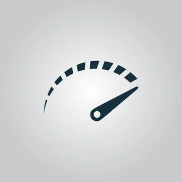 Vector performance measurement icon Illustrazione stock