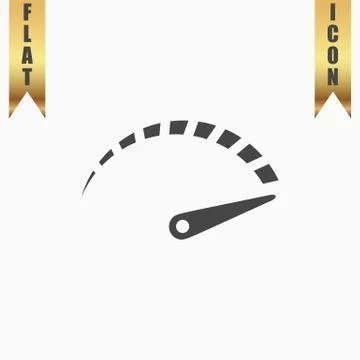 Vector performance measurement icon Illustrazione stock