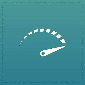 Vector performance measurement icon Illustrazione stock