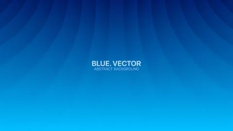 Vector Perspective Bent Smooth Lines Blank Business Blue Abstract Background Illustrazione stock