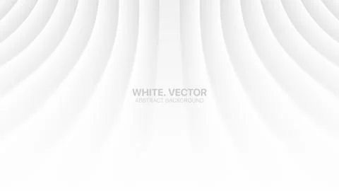 Vector Perspective Bent Smooth Lines Blank Subtle Business White Background Illustrazione stock