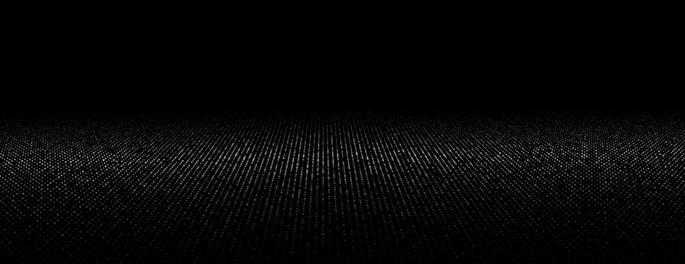 Vector perspective grid. Digital cyberspace. Network connection structure. Stock Illustration