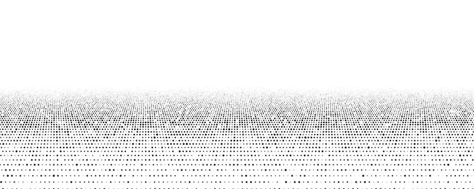 Vector perspective grid. Digital cyberspace. Network connection structure. Stock Illustration