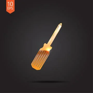 Vector phillips screwdriver icon. Eps10 Stock Illustration