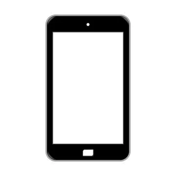 Vector Phone over white Stock Illustration