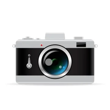 Vector photo camera Stock Illustration